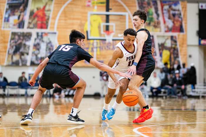 Perry Mt. Spokane boys basketball Les Schwab Invitational game December 28 2023 Naji Saker-3